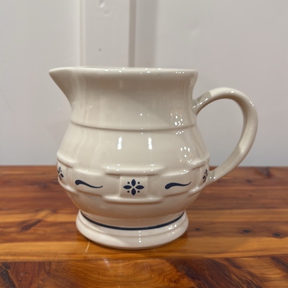 Longaberger Other - Longaberger Pottery Woven Traditions Small Juice Pitcher